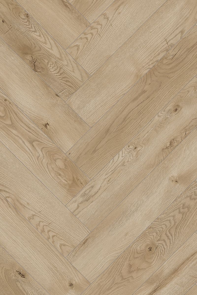 63266 Laminate Flooring Oak Oropesa AC5/32 8mm Herringbone - Image 1