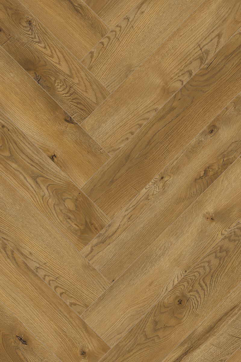 63267 Laminate Flooring Oak Benicarlo AC5/32 8mm Herringbone - Image 1
